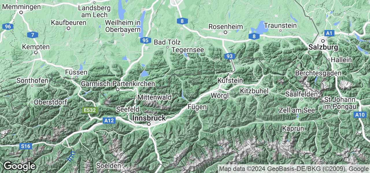 Mapa Achenkirch